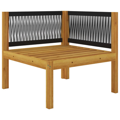 Dealsmate  2-seater Garden Bench with Cushions Solid Acacia Wood