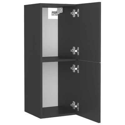 Dealsmate  Bathroom Furniture Set Grey Chipboard