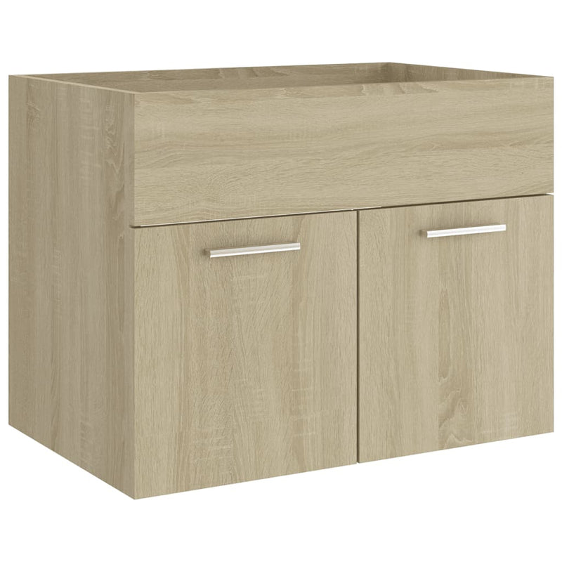 Dealsmate  Bathroom Furniture Set Sonoma Oak Engineered Wood