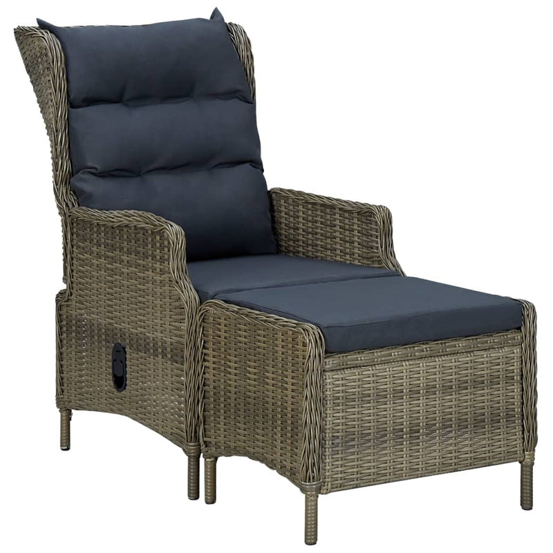 Dealsmate  9 Piece Garden Dining Set Brown