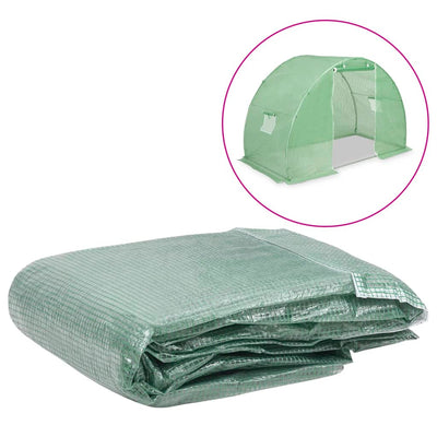 Dealsmate  Greenhouse Replacement Cover (4.5 m²) 300x150x200 cm Green