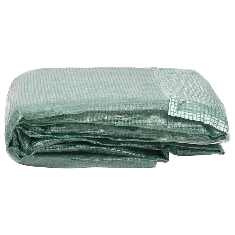 Dealsmate  Greenhouse Replacement Cover (4 m²) 200x200x200 cm Green