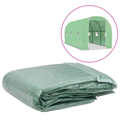 Dealsmate  Greenhouse Replacement Cover (9 m²) 200x450x200 cm Green