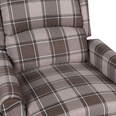 Dealsmate  Reclining Chair Beige Fabric