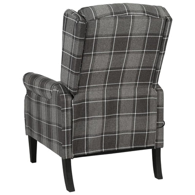 Dealsmate  Reclining Chair Grey Fabric
