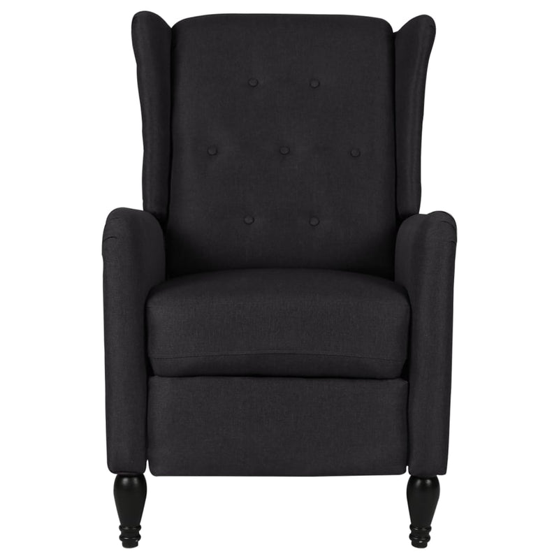 Dealsmate  Reclining Chair Black Fabric