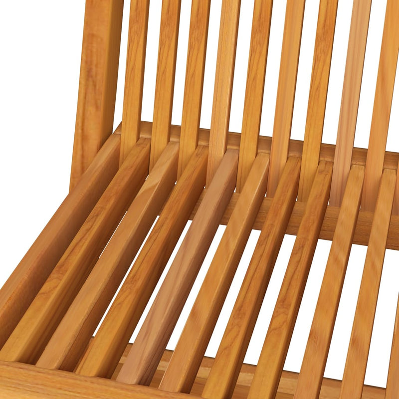 Dealsmate  Folding Garden Chairs 8 pcs Solid Teak Wood