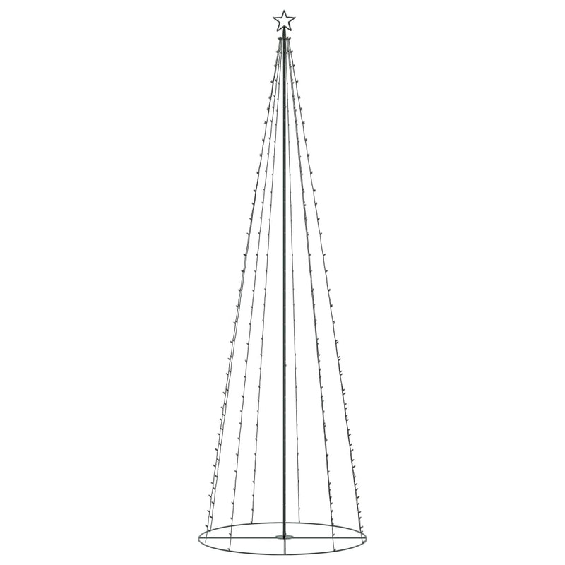 Dealsmate  Christmas Cone Tree 330 Warm White LEDs Decoration 100x300 cm