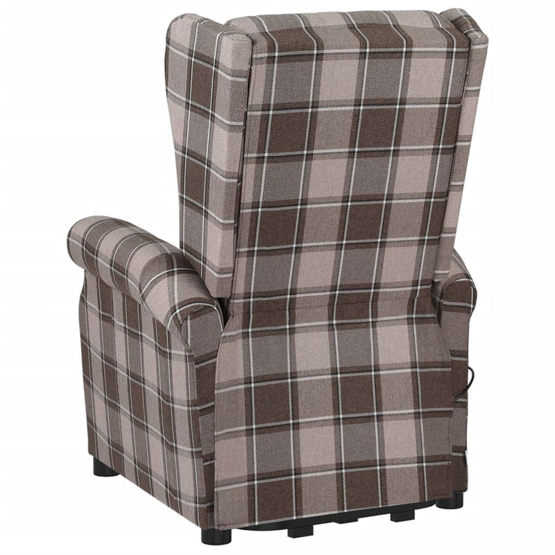 Dealsmate  Stand up Chair Beige Fabric
