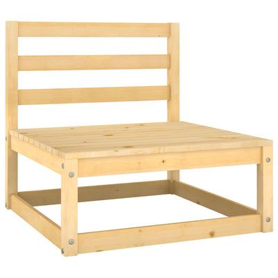 Dealsmate  7 Piece Garden Lounge Set with Cushions Solid Pinewood