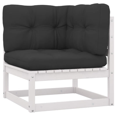 Dealsmate  6 Piece Garden Lounge Set with Cushions Solid Pinewood