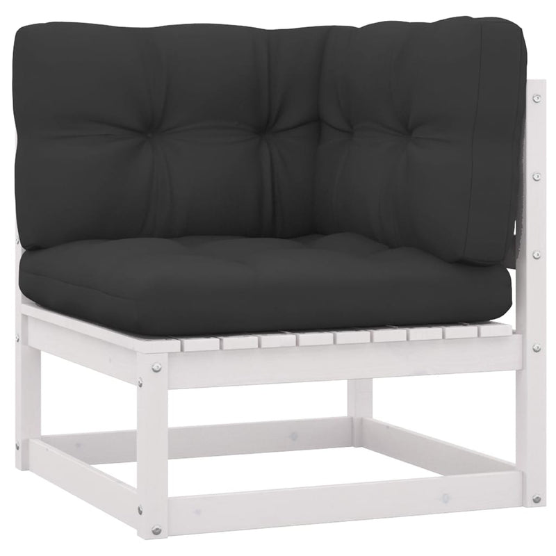 Dealsmate  6 Piece Garden Lounge Set with Cushions Solid Pinewood