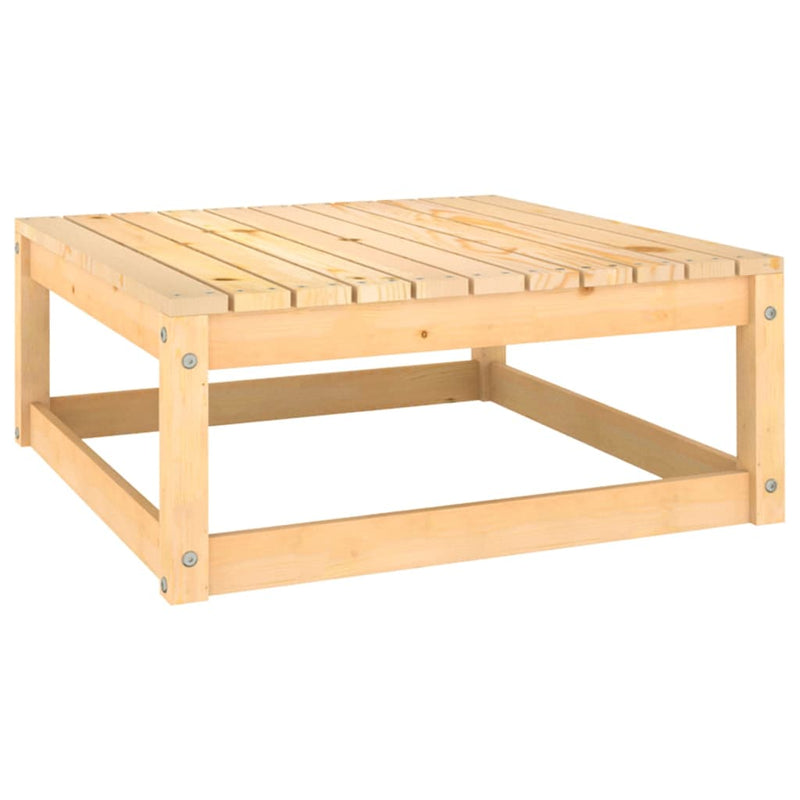 Dealsmate  10 Piece Garden Lounge Set with Cushions Solid Pinewood
