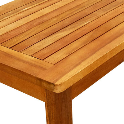 Dealsmate  Garden Coffee Table 70x40x36 cm Solid Acacia Wood