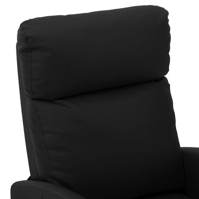Dealsmate  Electric Massage Reclining Chair Black Faux Leather