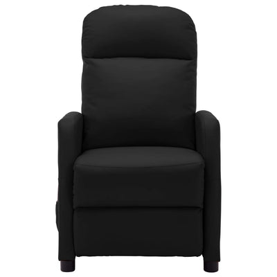 Dealsmate  Electric Massage Reclining Chair Black Faux Leather