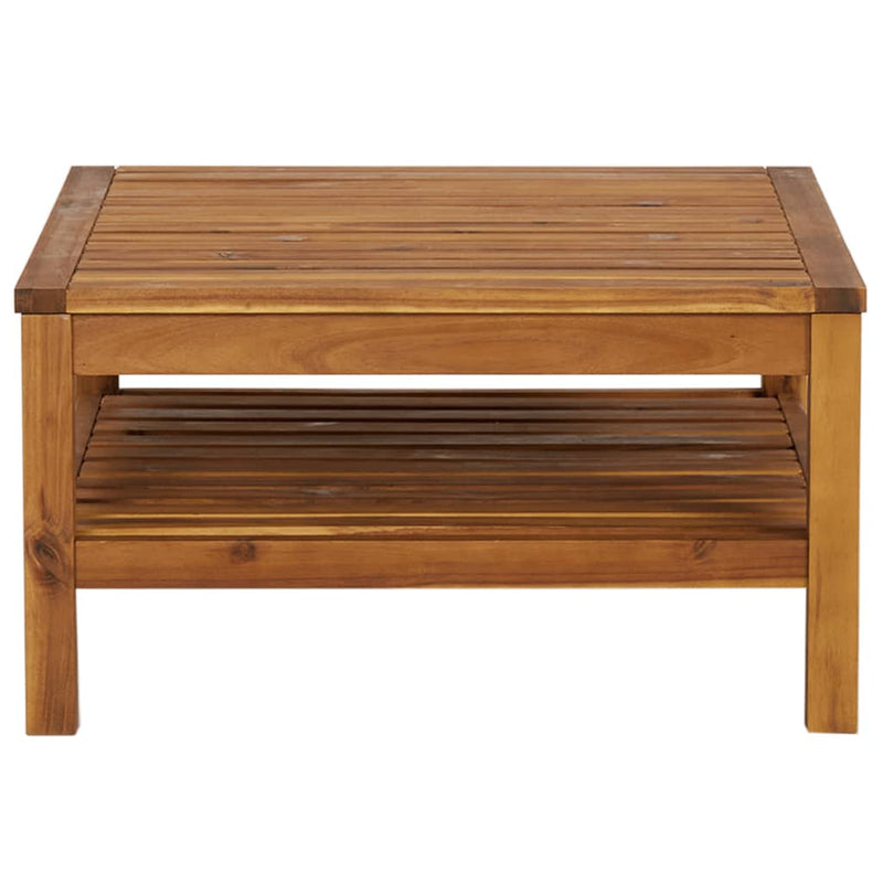 Dealsmate  Coffee Table 65x65x35 cm Solid Acacia Wood