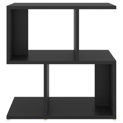 Dealsmate  Bedside Cabinets 2 pcs Black 50x30x51.5 cm Engineered Wood