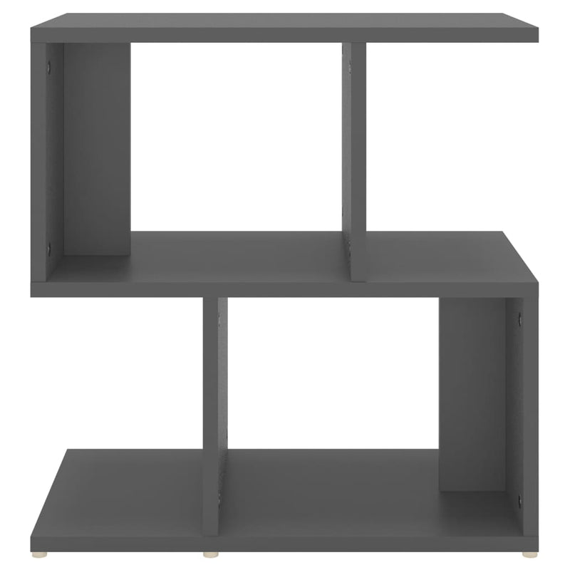 Dealsmate  Bedside Cabinets 2 pcs Grey 50x30x51.5 cm Engineered Wood