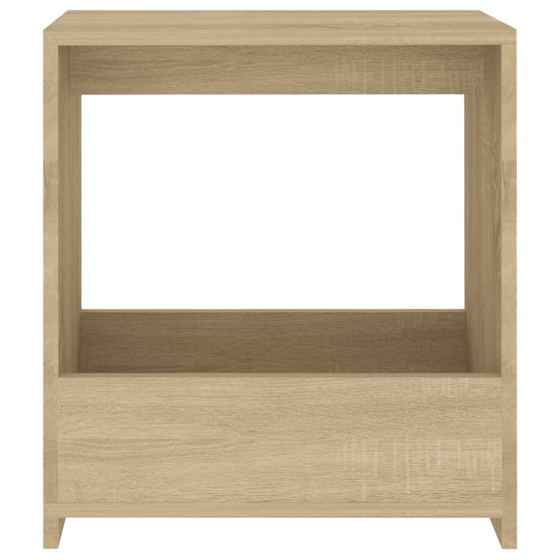Dealsmate  Side Table Sonoma Oak 50x26x50 cm Engineered Wood