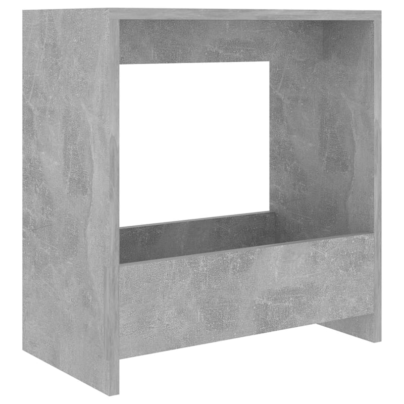 Dealsmate  Side Table Concrete Grey 50x26x50 cm Engineered Wood