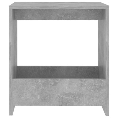 Dealsmate  Side Table Concrete Grey 50x26x50 cm Engineered Wood