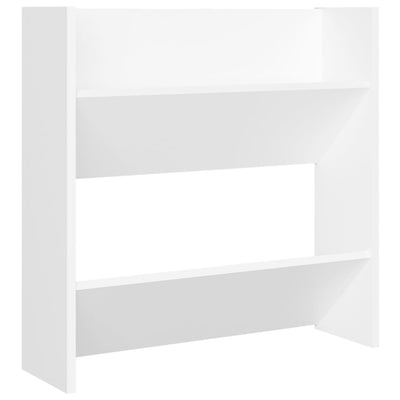 Dealsmate  Wall Shoe Cabinets 2 pcs White 60x18x60 cm Engineered Wood