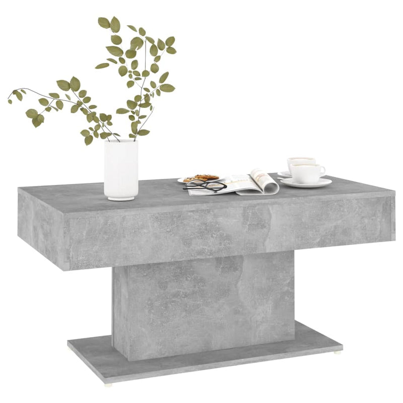 Dealsmate  Coffee Table Concrete Grey 96x50x45 cm Engineered Wood