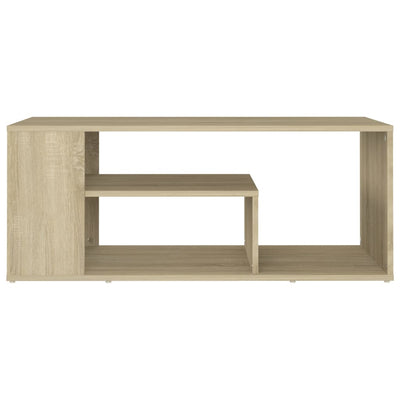 Dealsmate  Coffee Table Sonoma Oak 100x50x40 cm Engineered Wood