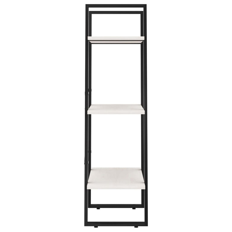 Dealsmate  Storage Shelf White 60x30x105 cm Solid Pine Wood