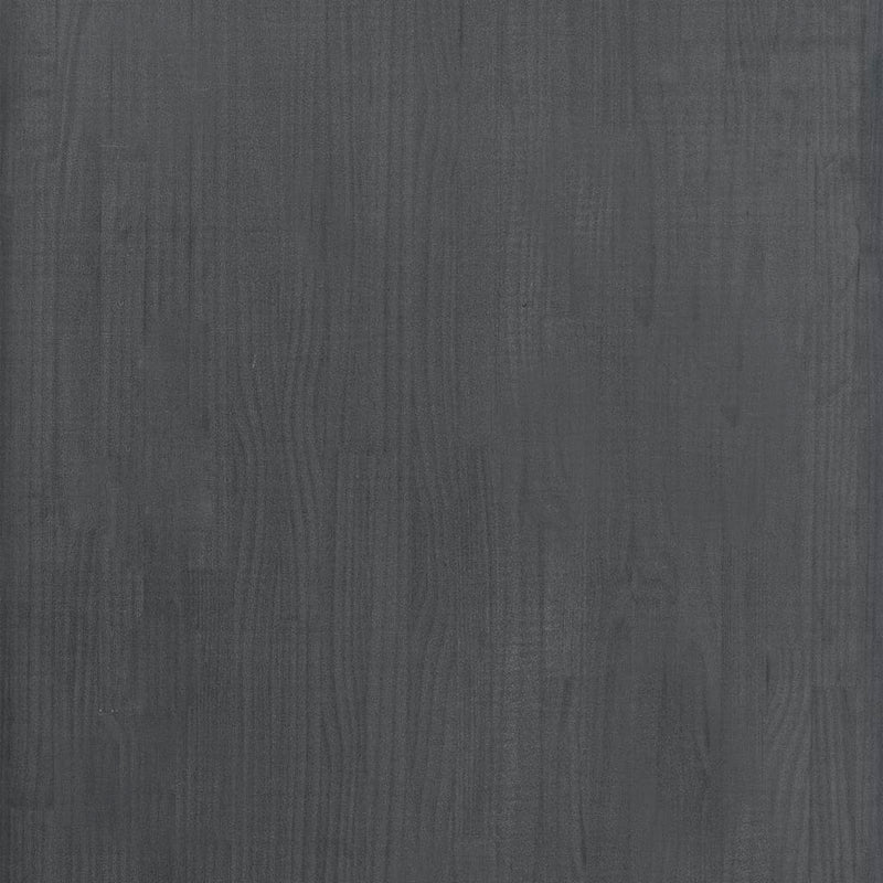 Dealsmate  Storage Shelf Grey 60x30x105 cm Solid Pine Wood