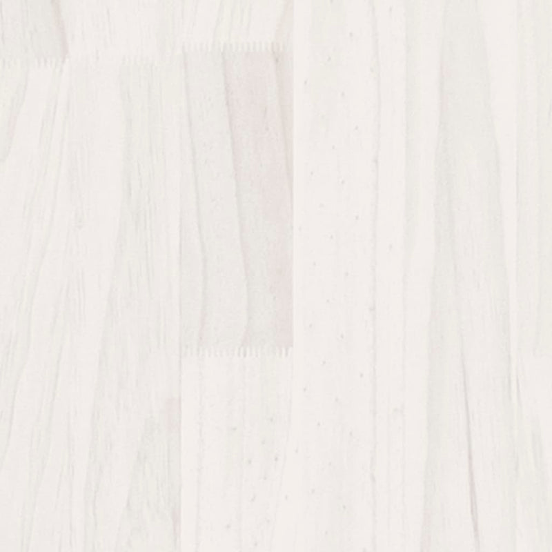 Dealsmate  Storage Shelf White 60x30x210 cm Solid Wood Pine