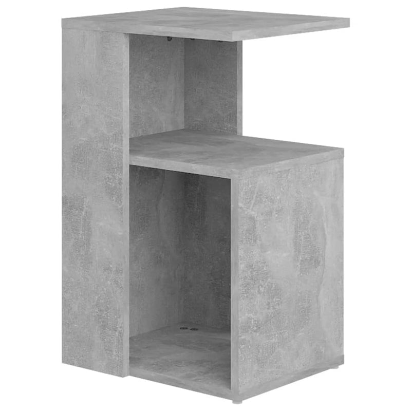 Dealsmate  Side Table Concrete Grey 36x30x56 cm Chipboard