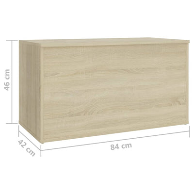 Dealsmate  Storage Chest Sonoma Oak 84x42x46 cm Engineered Wood