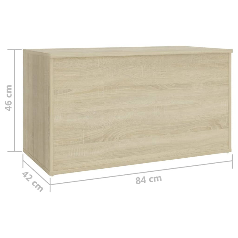 Dealsmate  Storage Chest Sonoma Oak 84x42x46 cm Engineered Wood