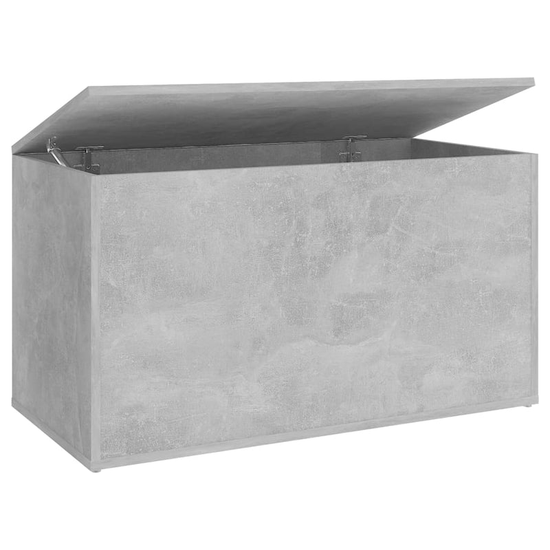 Dealsmate  Storage Chest Concrete Grey 84x42x46 cm Engineered Wood
