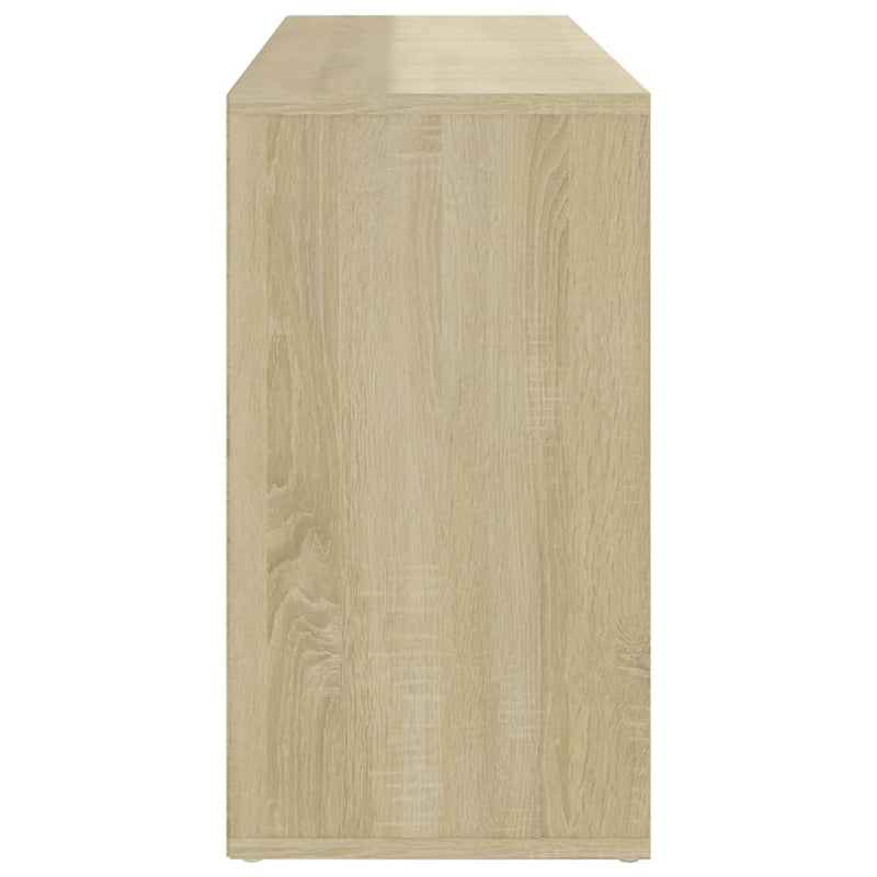Dealsmate  Shoe Bench Sonoma Oak 103x30x54.5 cm Engineered Wood