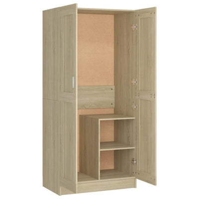 Dealsmate  Wardrobe Sonoma Oak 82.5x51.5x180 cm Engineered Wood