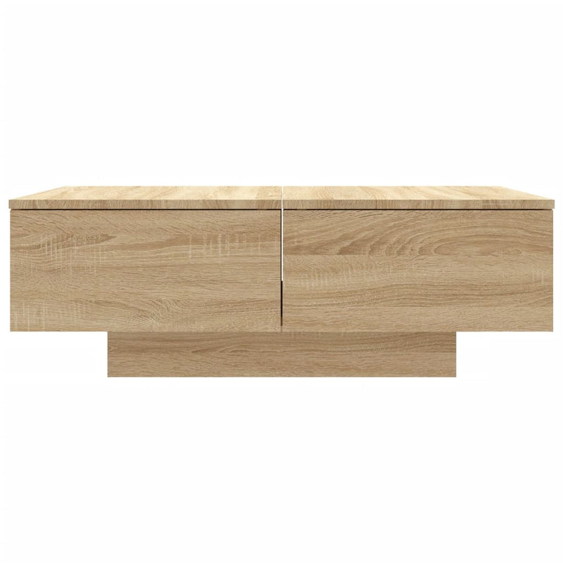 Dealsmate  Coffee Table Sonoma Oak 90x60x31 cm Engineered Wood