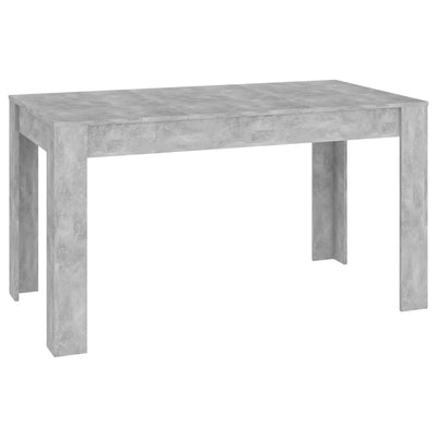 Dealsmate  Dining Table Concrete Grey 140x74.5x76 cm Engineered Wood