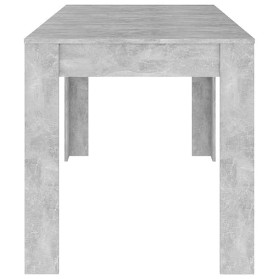 Dealsmate  Dining Table Concrete Grey 140x74.5x76 cm Engineered Wood