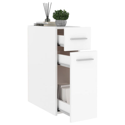 Dealsmate  Apothecary Cabinet White 20x45.5x60 cm Engineered Wood