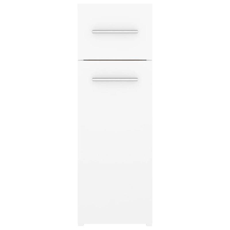 Dealsmate  Apothecary Cabinet White 20x45.5x60 cm Engineered Wood
