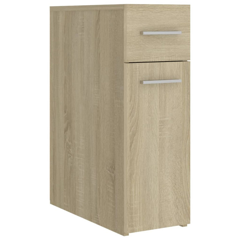 Dealsmate  Apothecary Cabinet Sonoma Oak 20x45.5x60 cm Engineered Wood