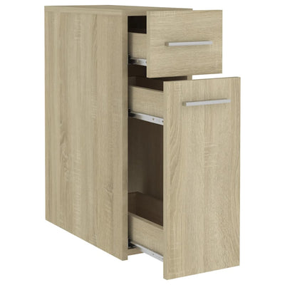 Dealsmate  Apothecary Cabinet Sonoma Oak 20x45.5x60 cm Engineered Wood