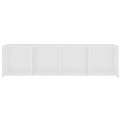 Dealsmate  TV Cabinets 2 pcs White 142.5x35x36.5 cm Engineered Wood