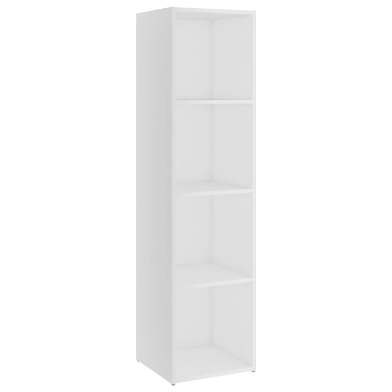 Dealsmate  TV Cabinets 2 pcs White 142.5x35x36.5 cm Engineered Wood