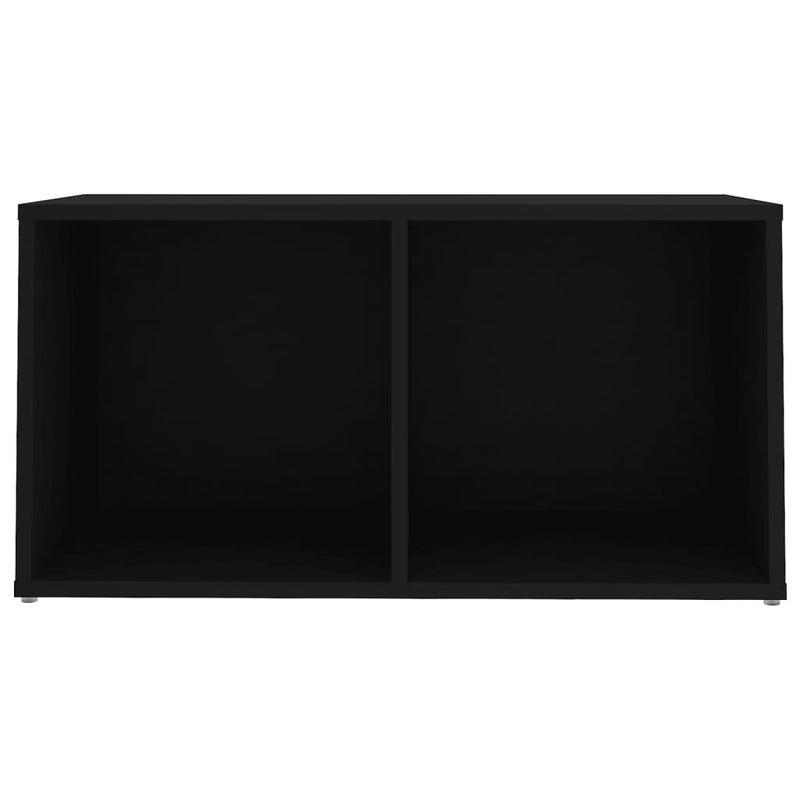Dealsmate  TV Cabinets 2 pcs Black 72x35x36.5 cm Engineered Wood
