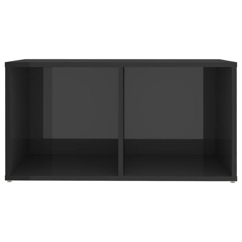 Dealsmate  TV Cabinets 4 pcs High Gloss Grey 72x35x36.5 cm Engineered Wood