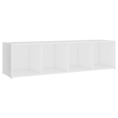 Dealsmate  5 Piece TV Cabinet Set White Engineered Wood